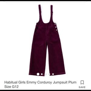 COPY - Habitual Girls Emmy Corduroy Jumpsuit Plum…
